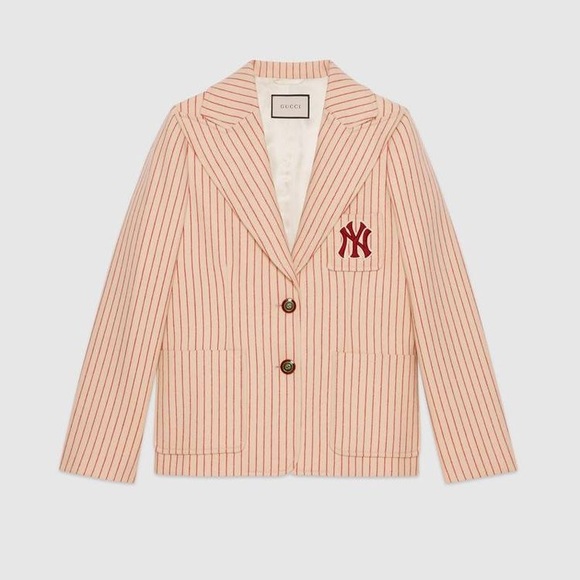 GUCCI New York Yankees Striped Blazer - Picture 5 of 8